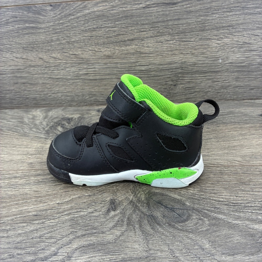 Jordan‎ 6 Retro Toddler Kids Sneakers Shoes Size 6C Black Green DM1687-003 - Picture 3 of 9